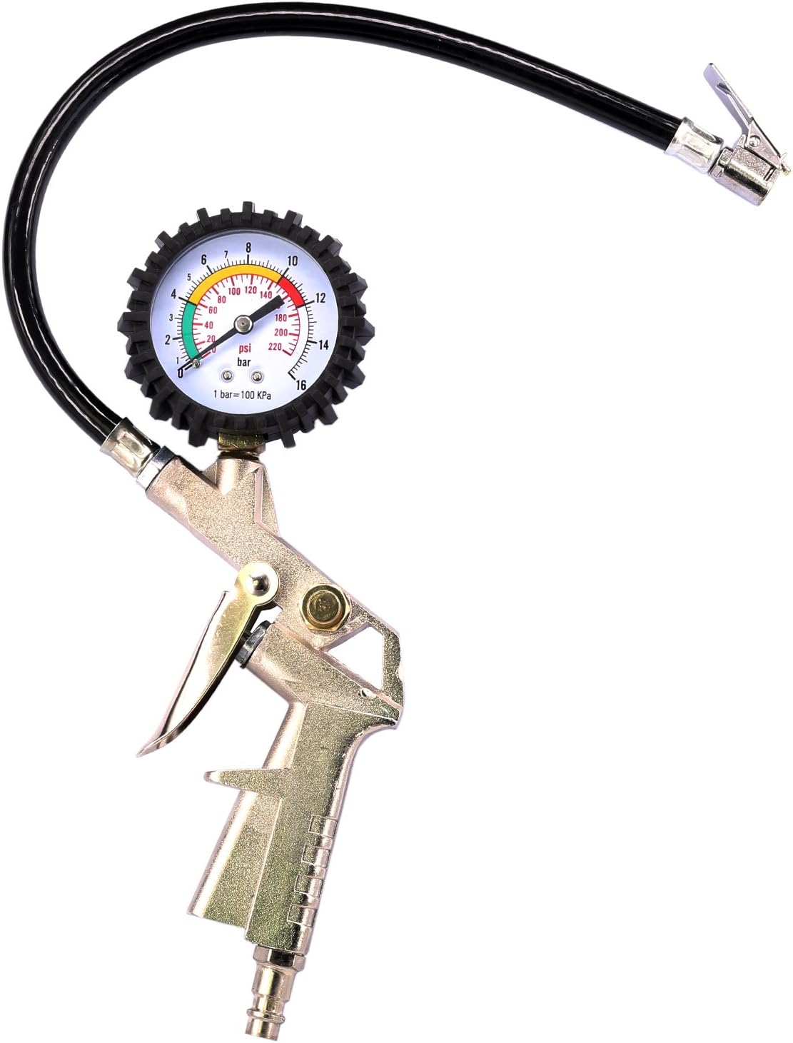 Tire Inflator Pressure Gauge With Pistol Grip 12V Air Compressor Michelin 300PSI Car Tyre Pump Compressor