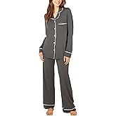 Cosabella womens Bella Petite Long Sleeve Top & Pants Pajamas Set