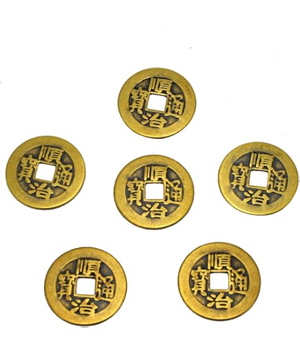 Moneda China Feng Shui De La Riqueza – Amuleto I-Ching Con Nudo Amarillo Para Buena Suerte, Atrae Dinero Y Éxito En El Hogar, Oficina O Coche, Regalo De Buena Fortuna