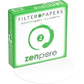 Filter Paper 9 cm Lab Qualitative Filter Paper for Chemistry, Standard Qualitative Grade 2-Slow Flow 90mm(100 Discs)