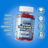 Nutrigums Mind & Focus Ashwagandha Gummy Raspberry 60 Vegan Gummies view 3
