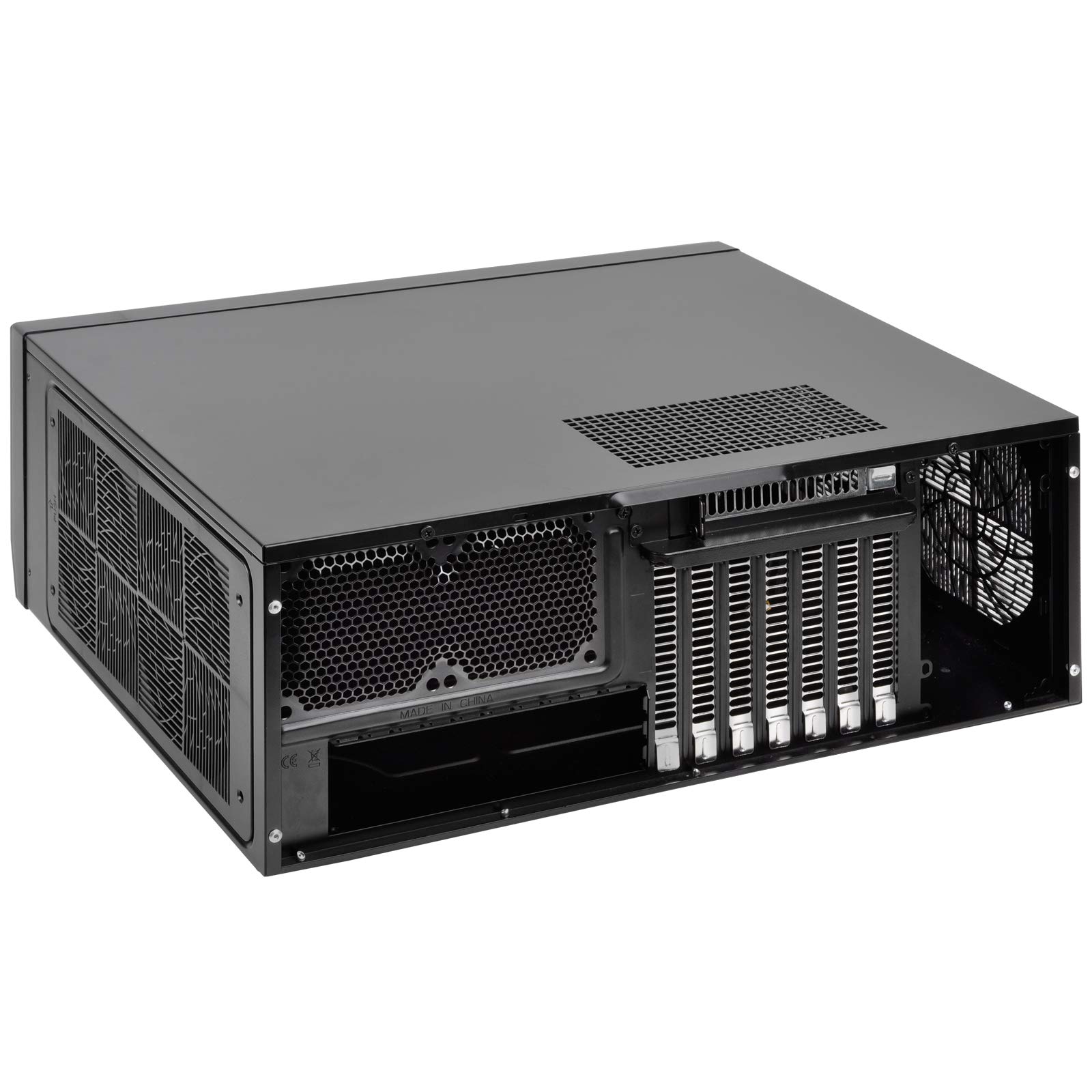 SilverStone Technology GD09 Home Theater PC (HTPC) Computer Case with Faux Aluminum Design for ATX/Micro-ATX Motherboards, SST-GD09B