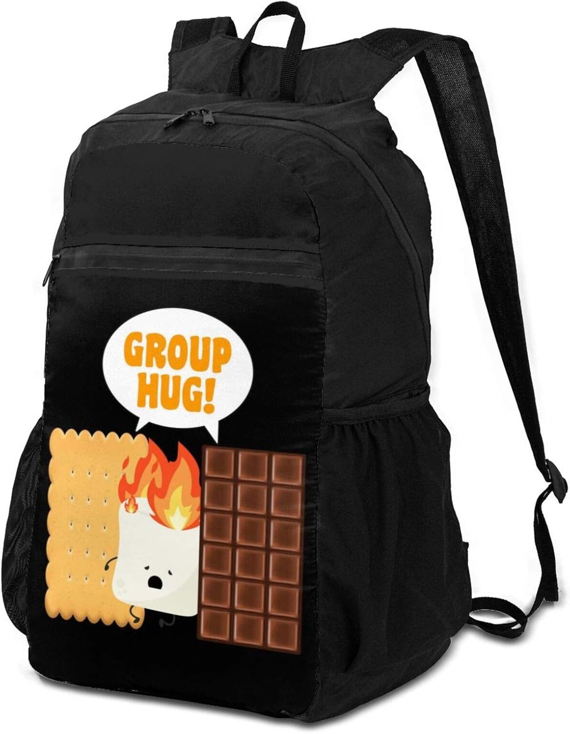 S'Mores Group Hug Folding Backpack Folding Knapsack Mothersdaygifts