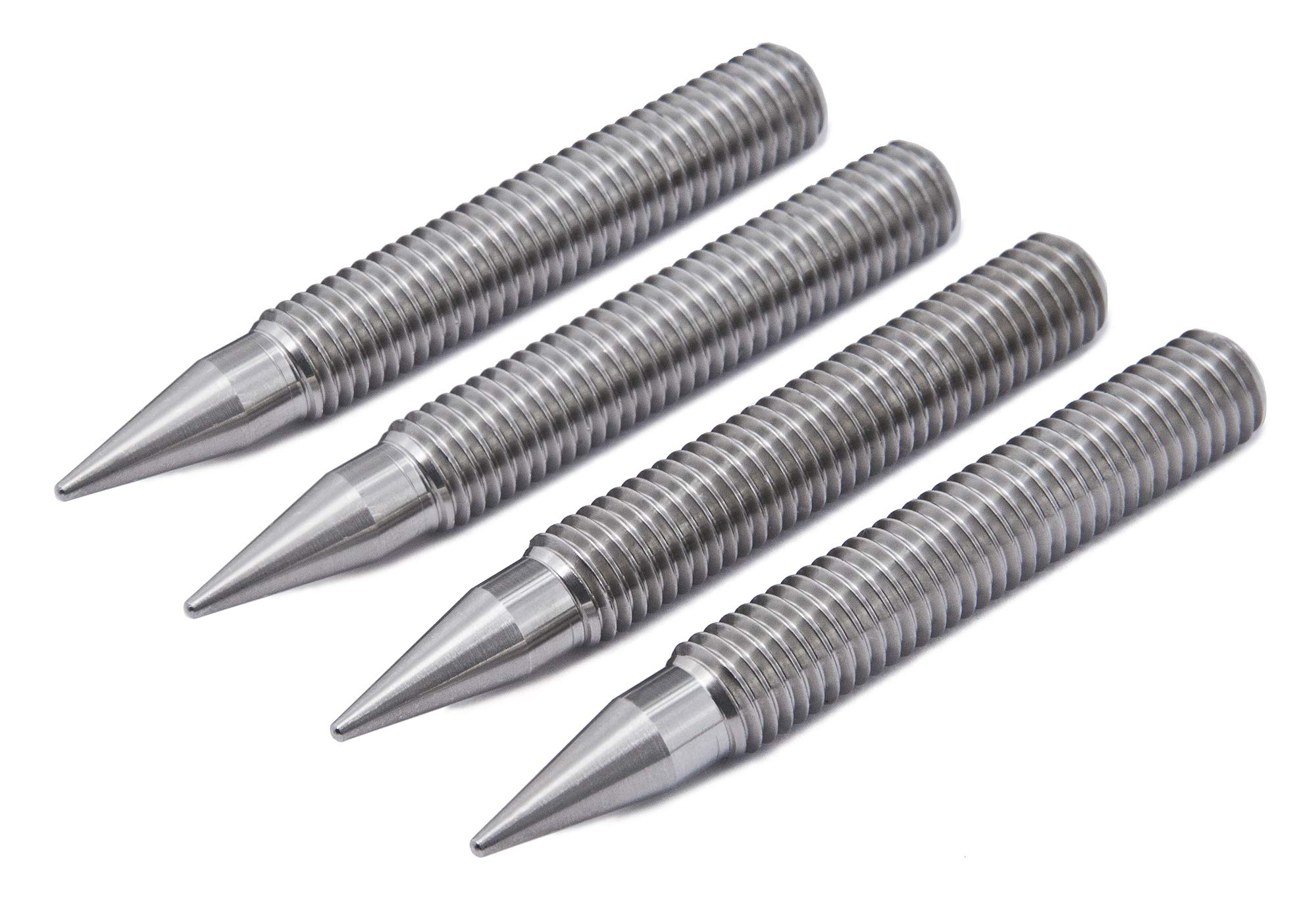 PrecisionGeek Stainless Steel Speaker Spikes M10 × 75 mm with Hex Socket – Heavy‑Duty Isolation Feet for Speakers, HiFi Racks & Subwoofers – Set of 4