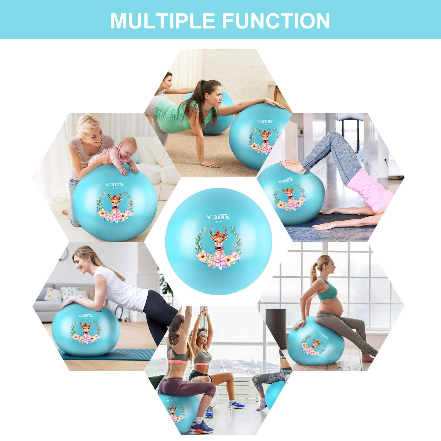 Disco Per Esercizi Di Equilibrio - Con Pompa | Allenamento Casa E Palestra