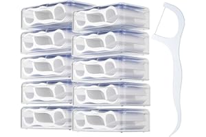 FRESHLIX Dental Floss Picks 500 Count Tooth Picks Flossers Gen 3 Toothpicks Sticks to Remove Plaque & Protect Gingivae for Adults & Kids Teeth Cleaning
