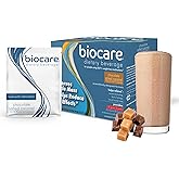 Biocare Nutritional Beverage for GLP-1 Users, Dietary Powder Drink Provides 30 g Essential Protein, 26 Vitamins/Minerals, Helps Ease Nausea, Bloating, Constipation, Choc Salted Caramel Shake 14ct