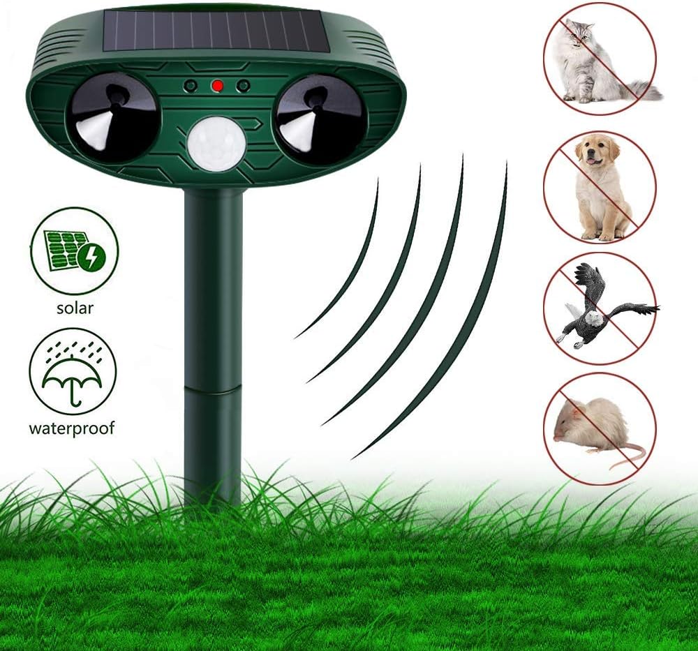 Sylanda cat deterrent ultrasonic solar, cat repellent, animal repellent