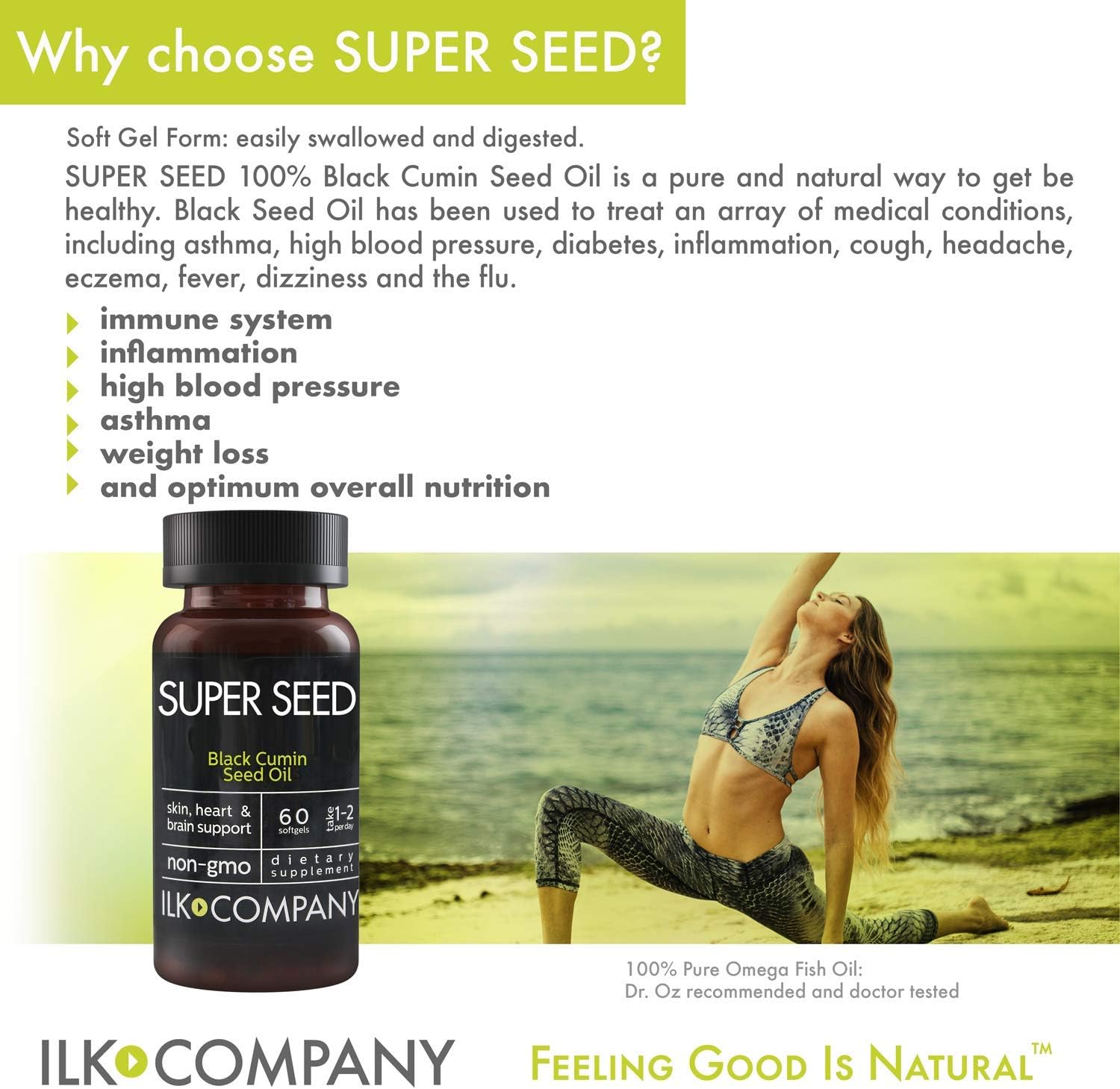 Amazon.com: Pure Black Seed Oil Capsules - Super Antioxidant and Powerful Immune Support - Kalonji Oil - Nigella Sativa Black Cumin Seed: Health & Personal Care Amazon.com: Pure Black Seed Oil Capsules - Super Antioxidant and Powerful Immune Support - Kalonji Oil - Nigella Sativa Black Cumin Seed: Health & Personal Care