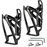 ROCKBROS Bike Water Bottle Holder Ultra-Light Bicycle Bottle Cages with Screws Tool, Universal Bike Cup Holder for Road MTB Mountain Bikes Cycling Accessories（2 Pack）