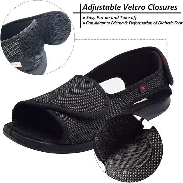 extra wide fitting mens sandals