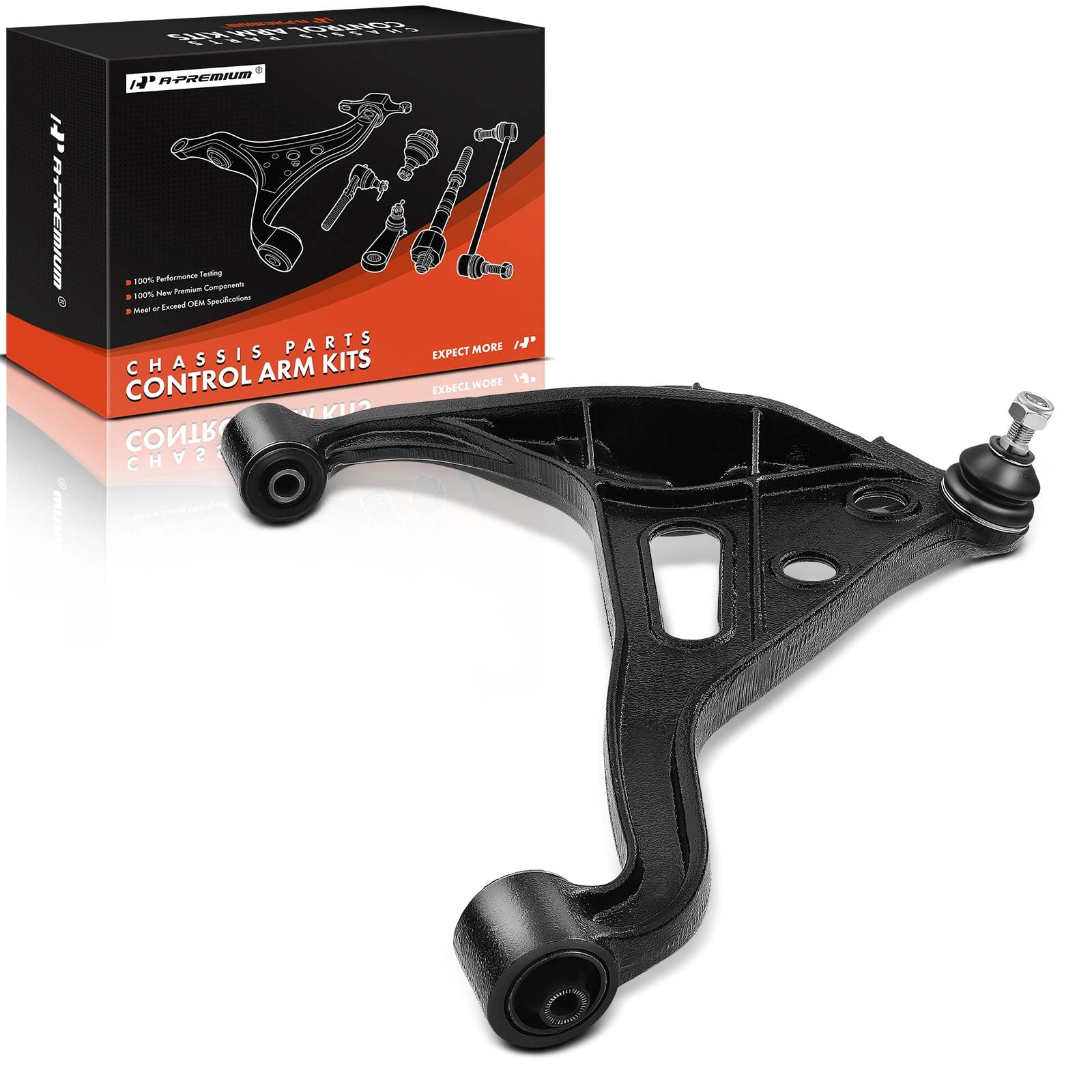 a-premium front right lower control arm, with ball joint & bushing, compatible with suzuki grand vit