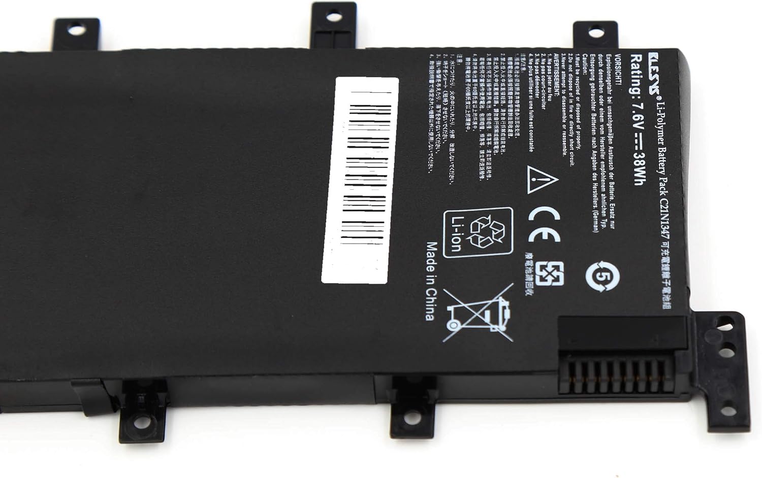 BLESYS C21N1347 Laptop Battery For ASUS X555 X555L X555Y F555L X555LA X555LD A555L X554 X554L X554LA X555U R556L K555L X555LB Notebook 7.6V 38Wh - Image 3