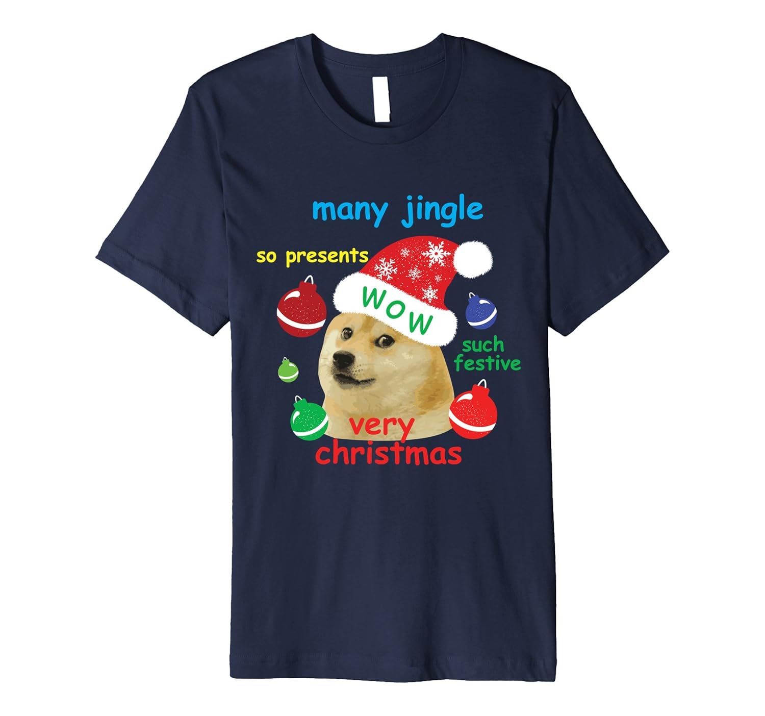Christmas Doge Meme Shirt | Funny Santa Shinu Iba Dog Tee-ANZ