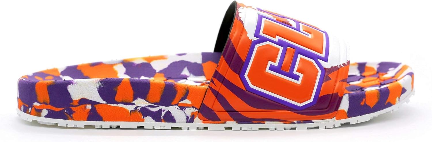 Hype Co NCAA University Sports Slide Sandal Shoe: Clothing