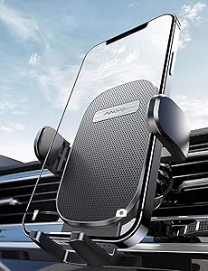 Cell Phone Holder for Car Vent, [2021 Upgraded] AINOPE Cell Phone Stand for Car [Strong Clamp] Compatible with iPhone 12 Pro Max/11 Pro/11/XS Max/XS/8 and More