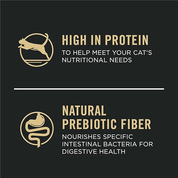 PURINA PRO PLAN HIGH PROTEIN CAT FOOD WITH PROBIOTICS FOR CATS, SALMON AND RICE FORMULA – 3.5 LB. BAG