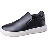 VELZANI Viccari Men’s Invisible Elevator Shoes – Gain 3.15” (8 cm) Height – Genuine Leather Viccari – Casual Smart Style – Inches Taller