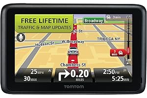 TomTom GO 2535TM World Traveler 5-Inch Widescreen Portable GPS Navigator with Lifetime Traffic and Maps