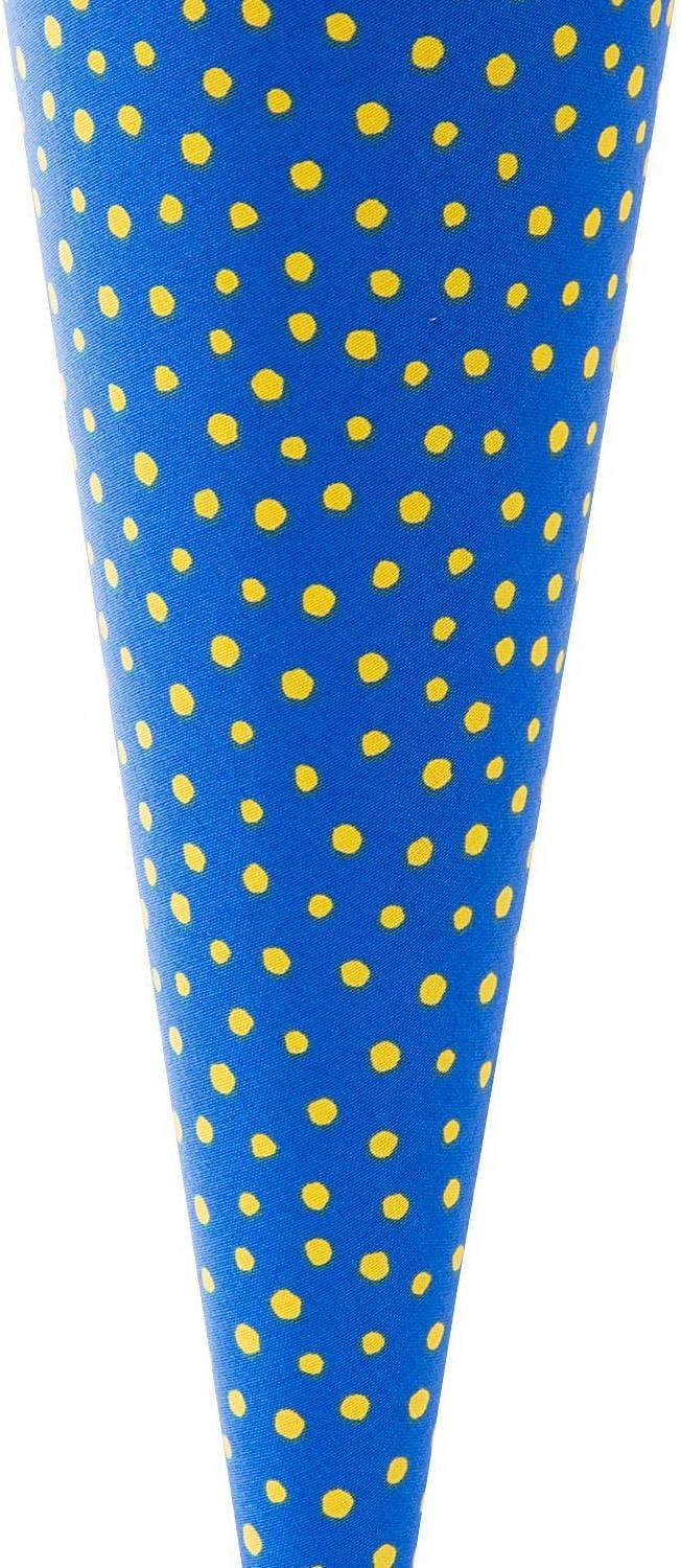 goldbuch 93553 Fabric School Cone, Sugar Cone with Polka Dot Pattern, Sibling School Cone 35 cm, Sibling Bag - Image 5