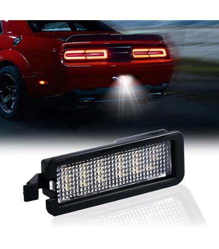 License Plate Light VIPMOTOZ Full LED Tag Lamp Housing Assembly