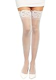 Dreamgirl Women’s Sheer Thigh High Pantyhose