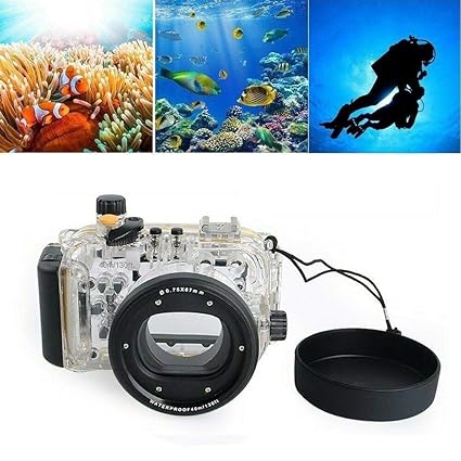 Sea Frogs For Canon G11 G12 Camera 40m 130ft Underwater Waterproof Diving Housing Case
