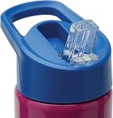 Smash Stainless Steel Water Bottle 750ml Blue Magenta with Flip Top Lid view 4