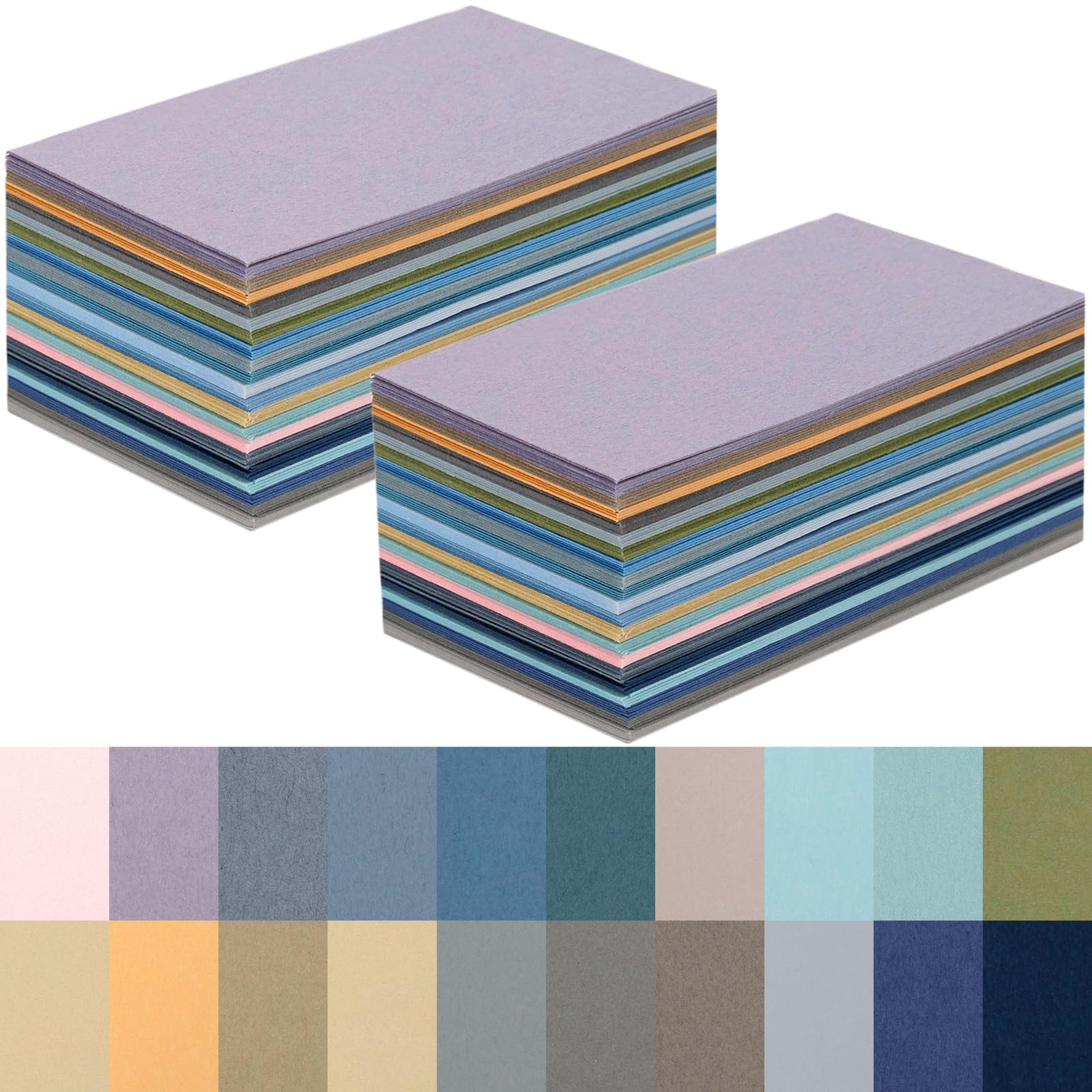 Photo 1 of 100 Sheets Morandi Colored Cardstock Blank Colorful Thick Paper 92LB/250gsm Cards Stock for Invitations, Postcards, Photos, DIY Crafts Greeting Card Making Scrapbook Supplies (4 x 6Inch)