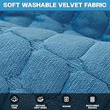 LINGKY Soft Flannel Sofa Covers 70x70cm 1 Piece Blue Non-Slip view 6