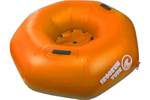 Lakesurf Skookum Tube - Ultra Rugged Snow Tube - Lightning Fast - River Raft Material and Construction - Tow Loop for Snowmobile - Ultimate River Tube in Summer