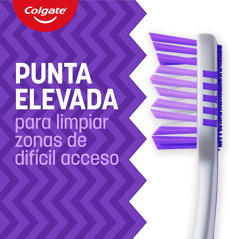 ZigZag, Escova de Dentes Média, Limpeza Interdentária, Pack 6