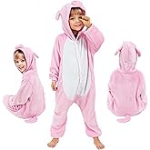 Breevo Pig Costume Kids Girls Halloween Onesie 18M-8Y