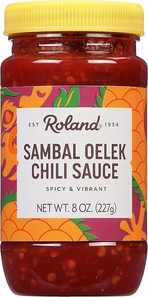 ROLAND FOODS SAMBAL OELEK SAUCE, 8 OUNCE BOTTLE,...