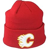 ZHATS NHL Unisex Kids NHL Officially Licensed Youth Beanie Cuff Icon Team Color