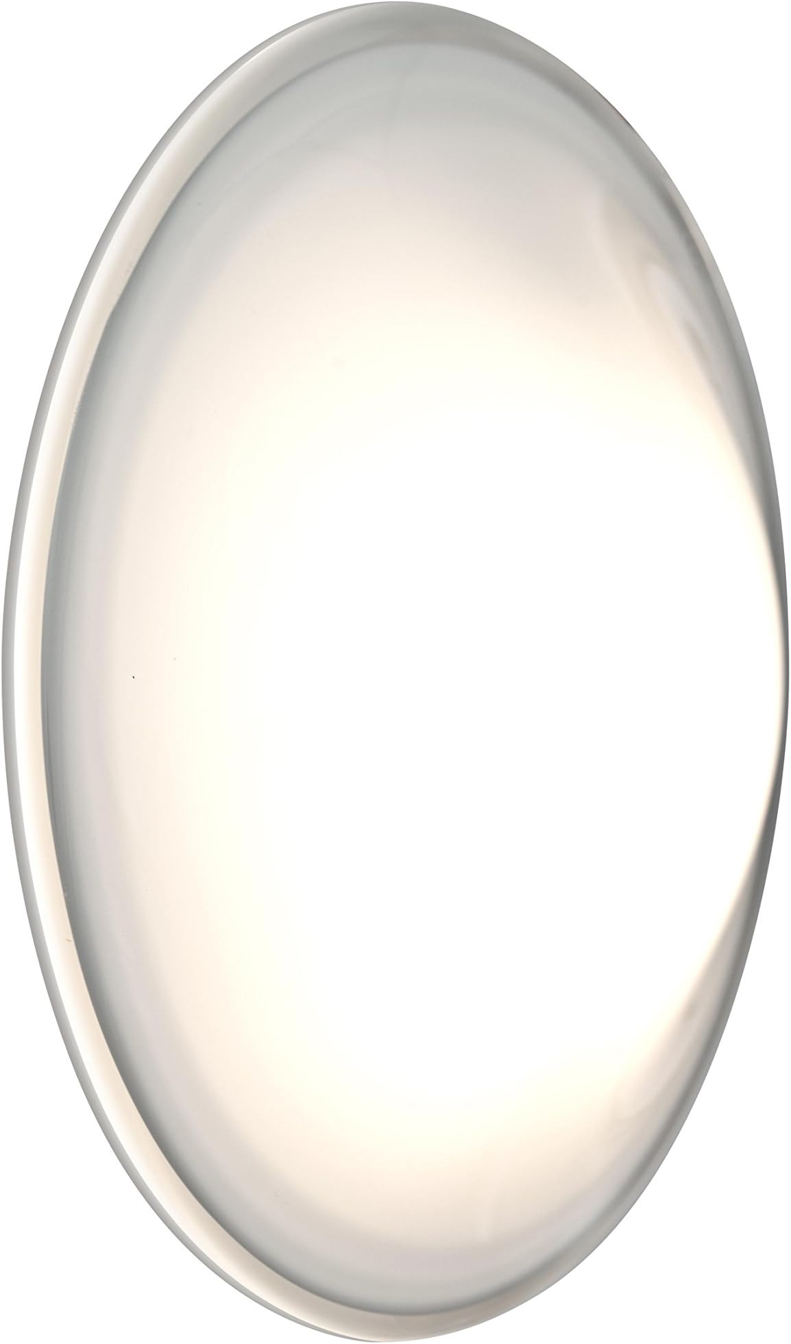 Besa Lighting 909739-LED Luma Slim 18-17.75" 30W 3 LED Wall Sconce, Opal Glossy/Clear Finish