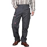 BOCOMAL FR Pants Cargo Pockets Lightweight 100% C Rip Stop Water Repellent Finish Flame Resistant Jeans Regular Fit