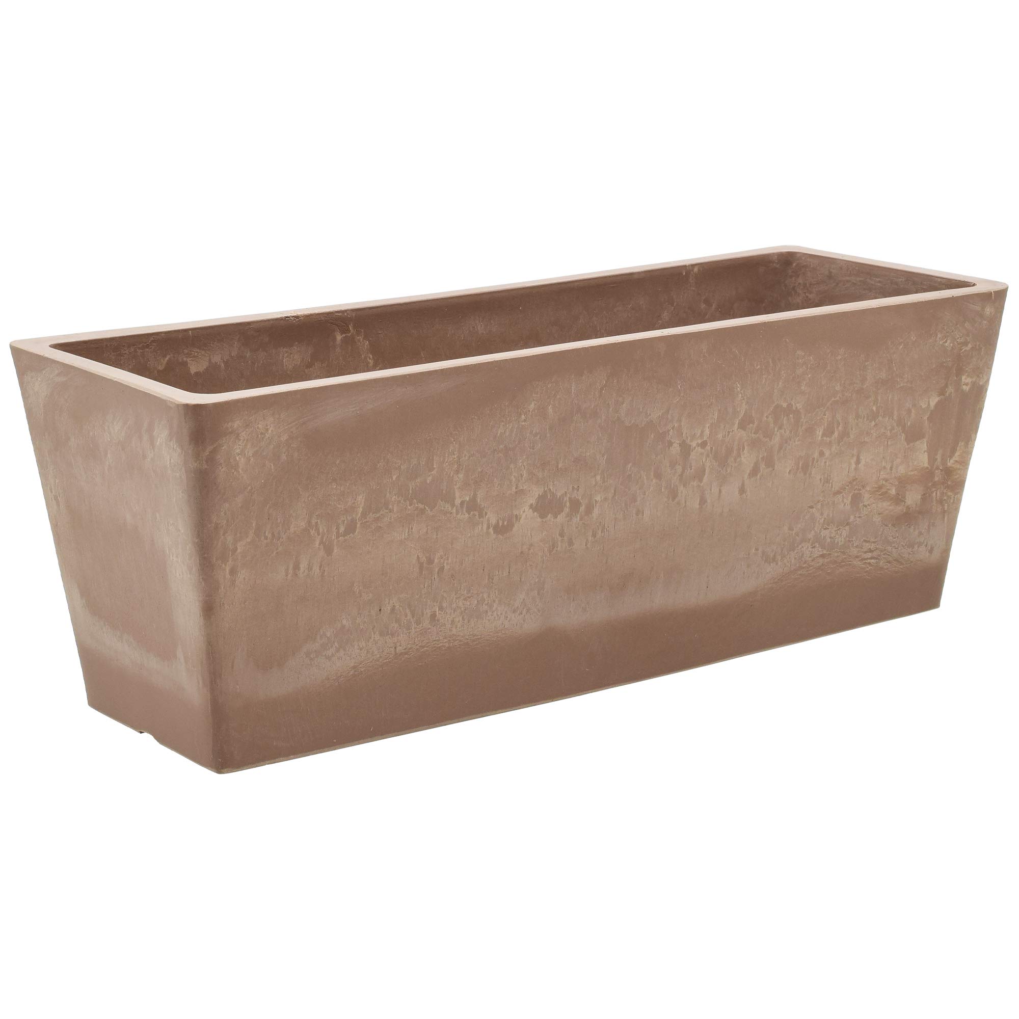 Arcadia Garden Products PSW U45TP Simplicity Window Box, 17.5" x 7" x 6", Taupe