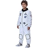 Fun Costumes Deluxe Astronaut Costume for Kids Child Space Suit Halloween Costume Nasa Outfit Kids