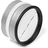 neverest&reg; RKI 4" Inline Backdraft Damper, One-Way Airflow Check Valve | Spring Loaded Shutter with Airtight Rubber Seal &ndash; Prevents Drafts for Dryer Vents, Bathroom &amp; Range Hoods