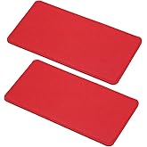 YELARXI Felt Base Shaper, Bag Bottom Shaper Purse Organizer Insert, Handbag Organizers Arc Corner Liner Board Insert, 11 x 6 Inch Fit for Purse Tote Bag Handbag Women (2 Pack, Red)