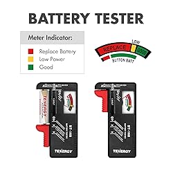 Tenergy Battery Organizer Storage Case with Battery