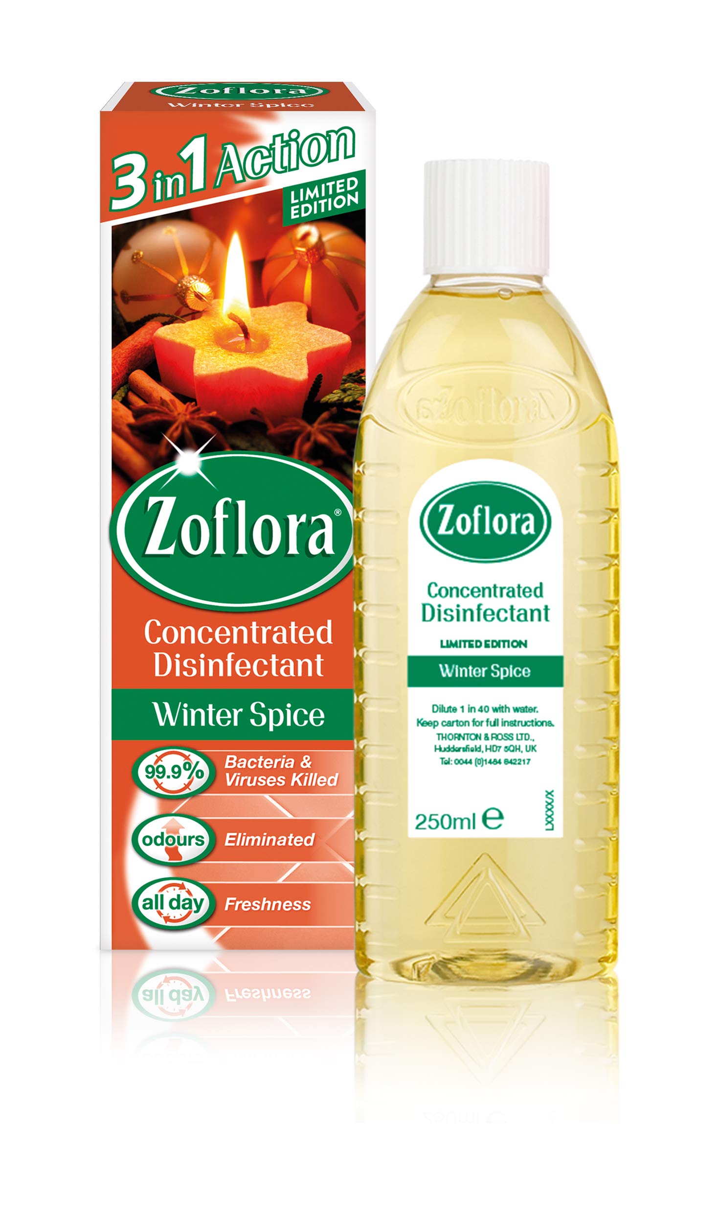 Zoflora Winter Spice Concentrate, 250ml (Pack of 1)