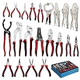 DISEN Pliers Set, 21 Pieces Full Assortment of