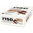 Rise Whey Protein Bars - Mocha Almond | Breakfast Bar & Protein Snack 15g Protein 4g Fiber Just 5 Whole Food Ingredients Gluten-Free Soy Free