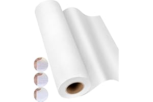 PLANTIONAL Woven Cotton Iron-On Fusible Interfacing: 10.6 inch X 10 Yards White Medium Weight 100% Cotton Single-Sided Interf