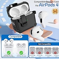 Case for AirPods 4 with Secure
