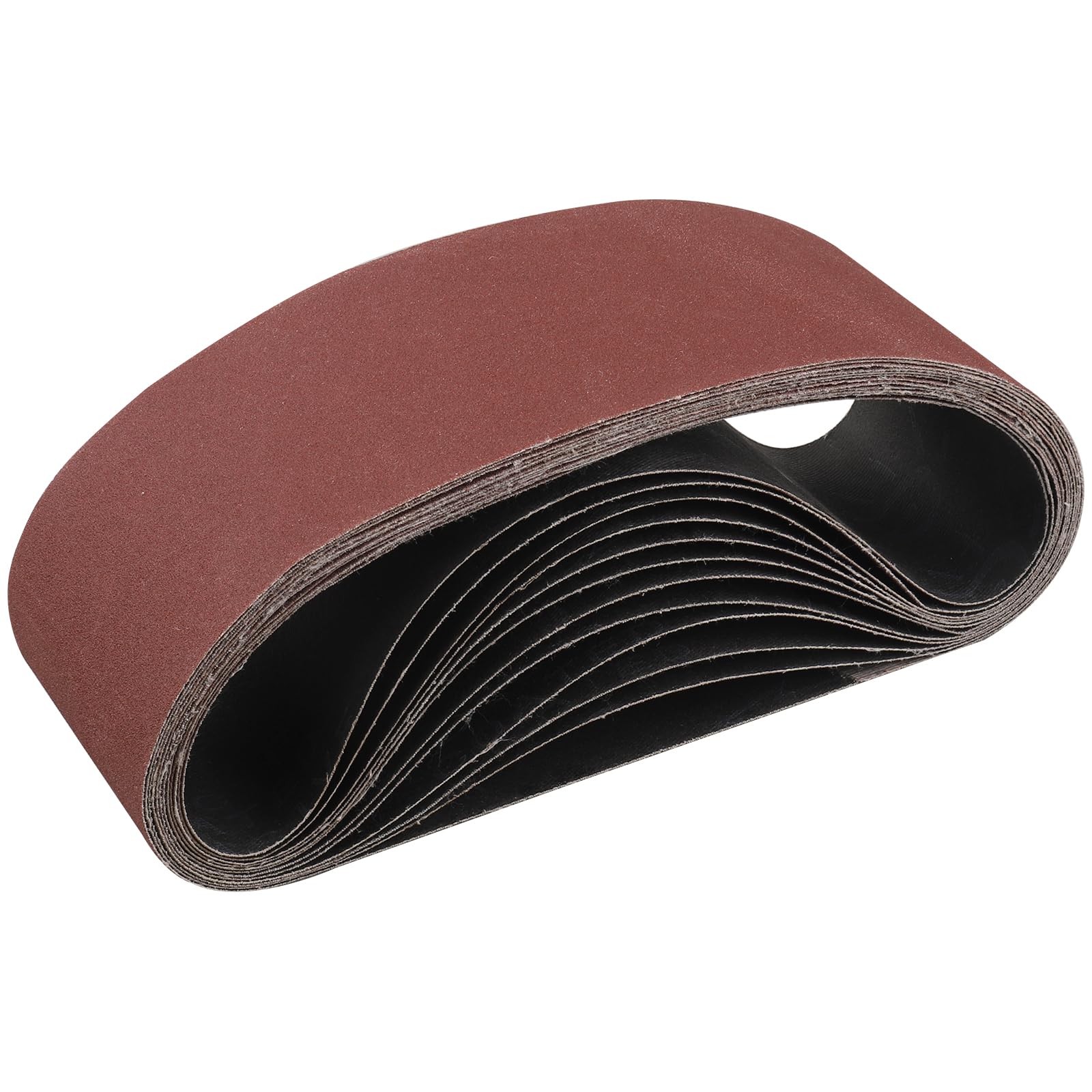 STEBRUAM Sanding Belt 75 x 533 mm,12PCS 180 Grit