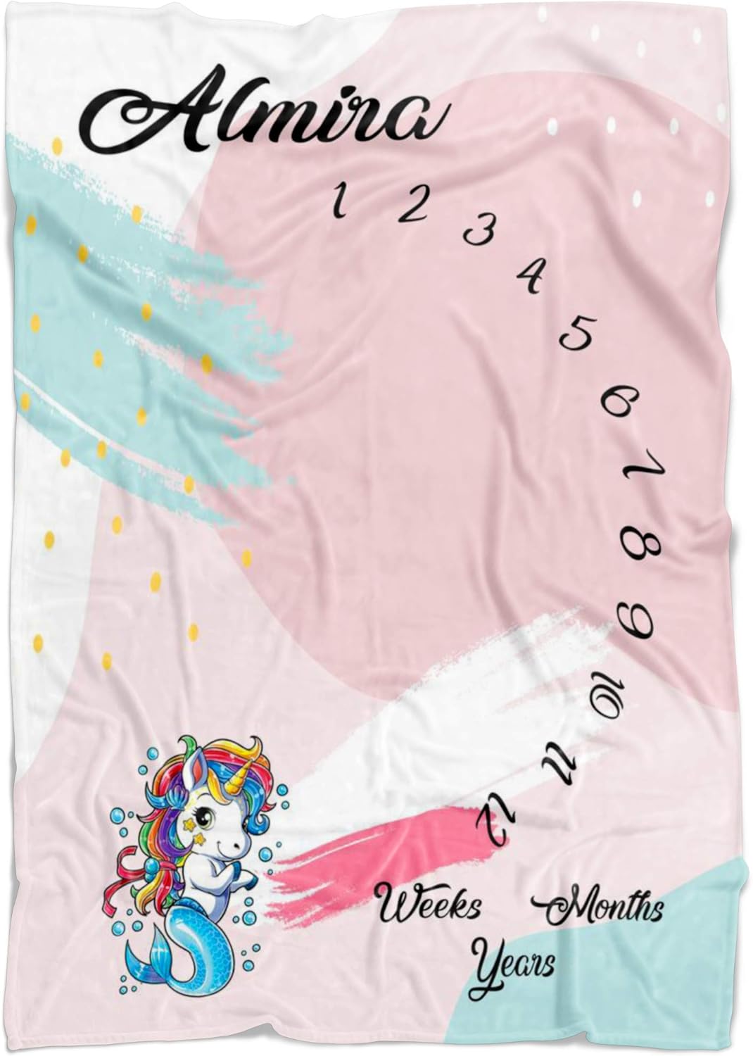 mermaid baby blanket