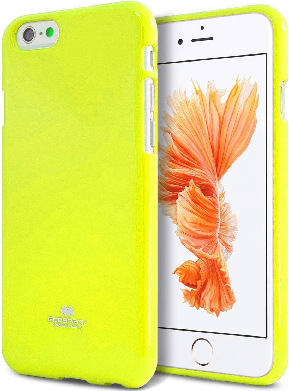 KILRELF Neon Sign Style for iPhone 7 Plus / 8 Plus Case [Fluorescent Color] Soft TPU Rubber Cover [Flexible] Jelly Case [Drop Protection] for (iPhone 7 Plus / 8 Plus, Neon Yellow)